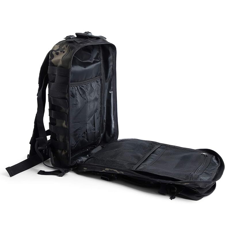 QT&QY] 大容量45L タクティカルバックパック メンズ 防撥水3日間