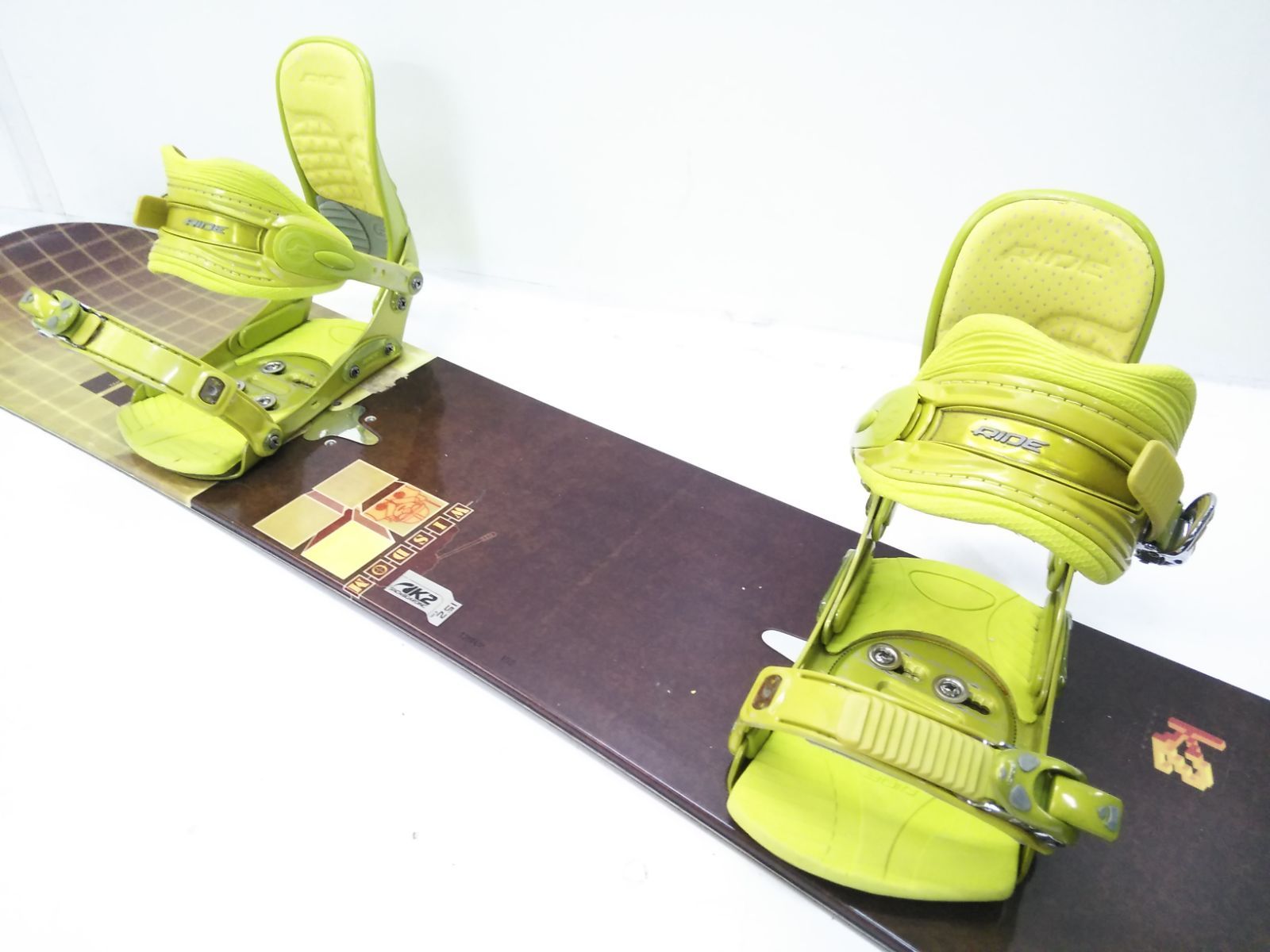 激安! メンズ スノーボード 2点セット K2 WISDOM 152cm + RIDE preston 