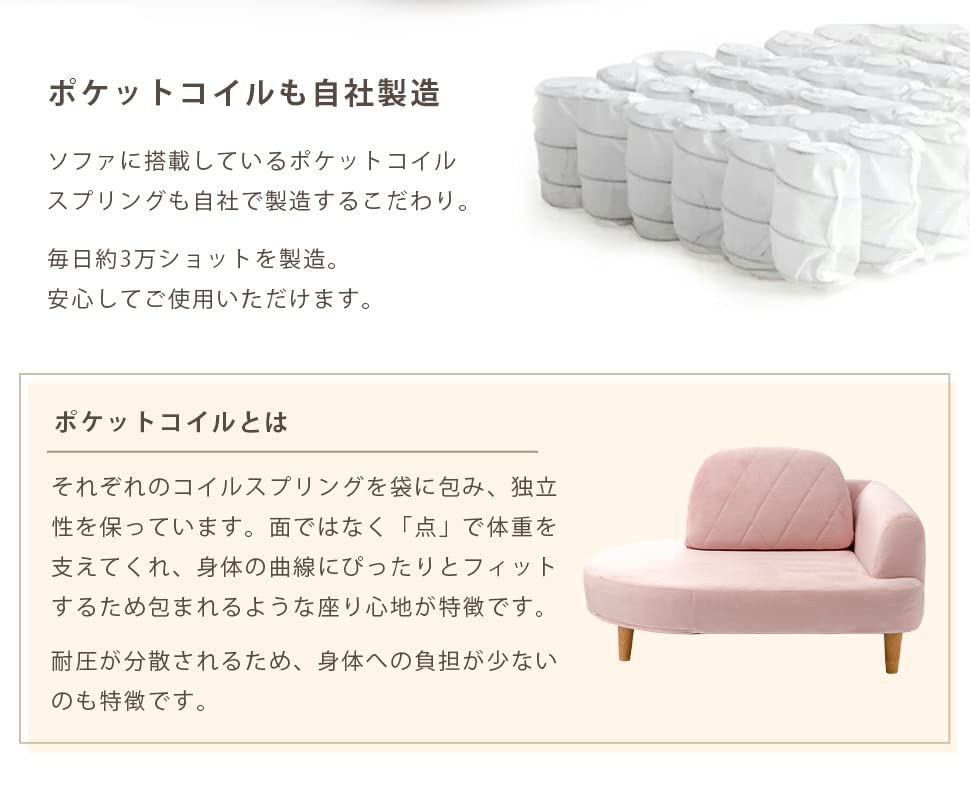 ポケットコイル入り A1058p-648PIK