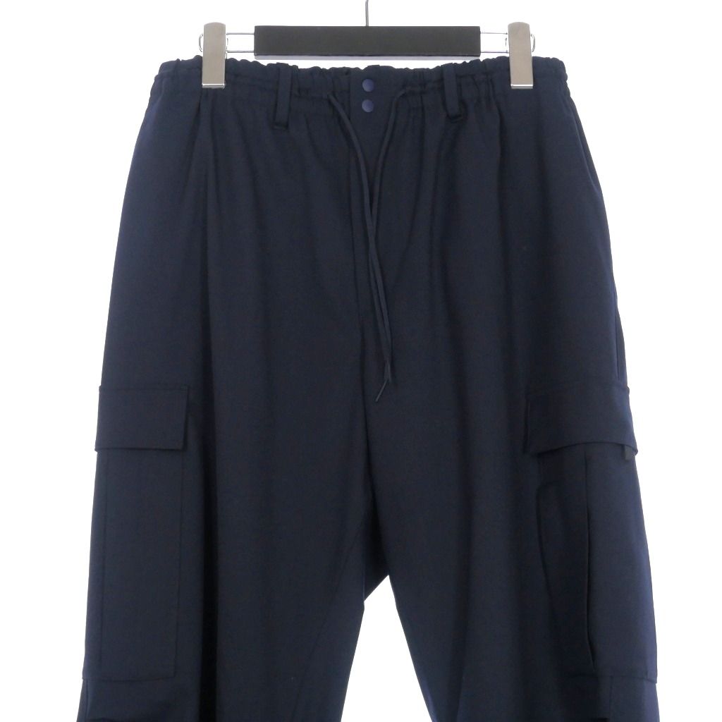 ワイスリー Y-3 ヨウジヤマモト M CLASSIC REFINED WOOL STRETCH CARGO PANTS カーゴパンツ スラックス  XS ネイビー 紺 FN3400 - メルカリ