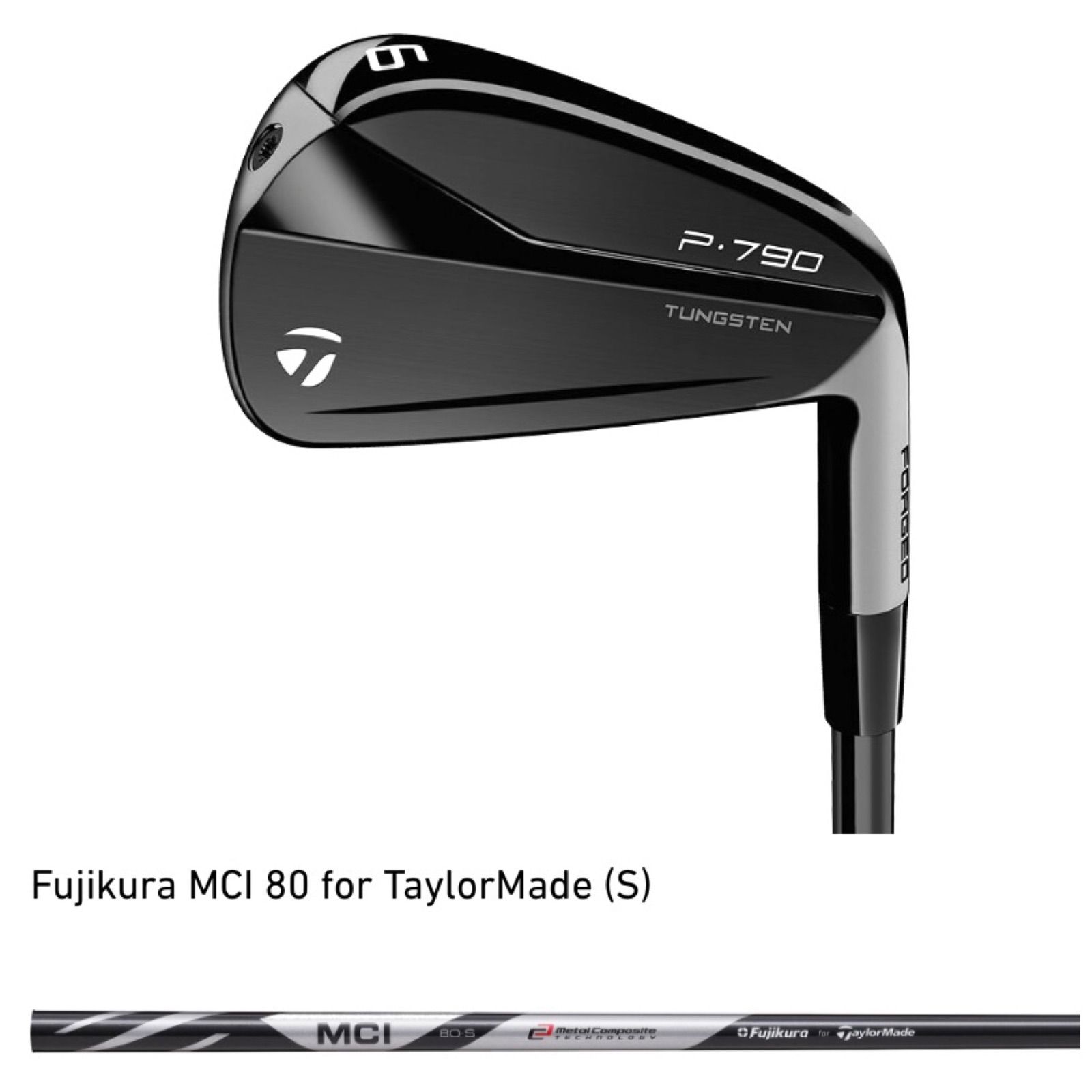 テーラーメイド P790ブラックアイアン（5-P）6本セット 限定品 テーラーメイド P790ブラックアイアン（5-P）6本セット 限定品 【公式