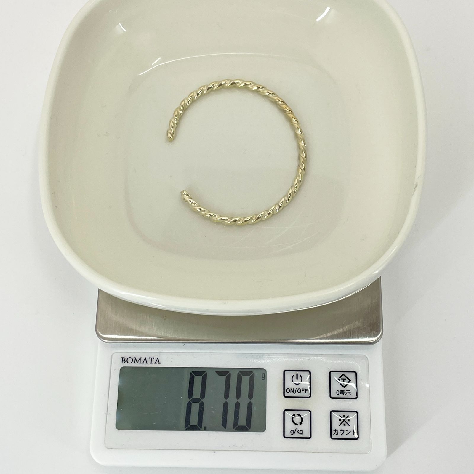 トロールビーズ ツイステッド シルバー バングル ツイスト/24-3578M  