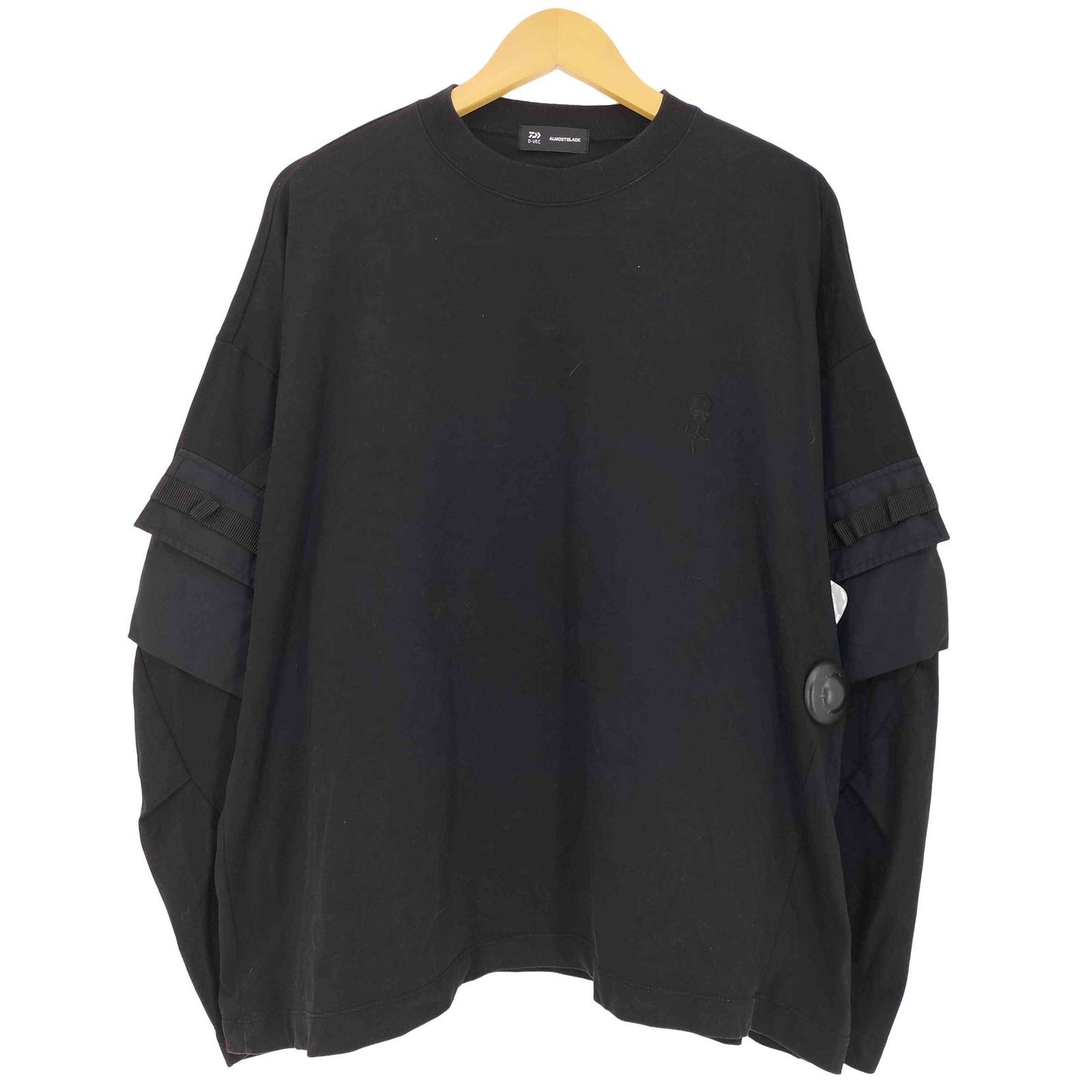 D-VEC ALMOSTBLACK 長袖カットソー D-VEC ALMOSTBLACK 長袖カットソー ブラック 値下交渉可 Y-3 長袖MOCK