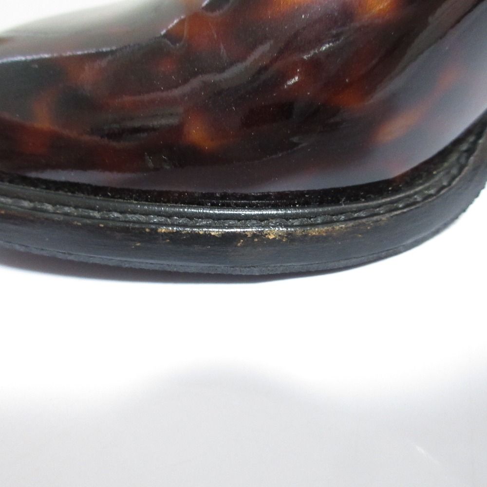 美品 DRIES VAN NOTEN ドリスヴァンノッテン レオパード柄 チャンキー  