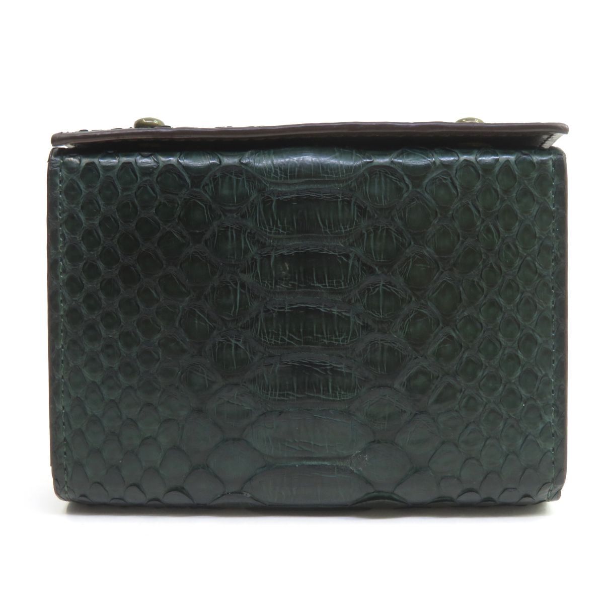 m+ エムピウ ミッレフォリエⅡ パイソン　グリーン m+ エムピウ ミッレフォリエⅡ パイソン グリーン m+ エムピウ