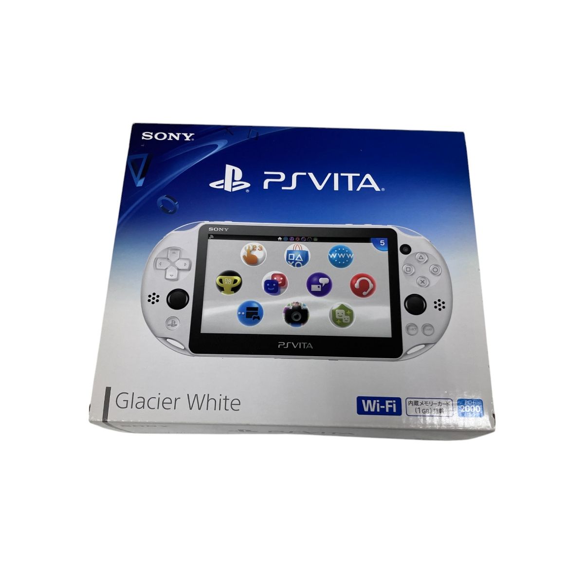 SONY PS VITA PCH-2000 ホワイト 本体 ゲーム機 ソフト付き ヴィータ 