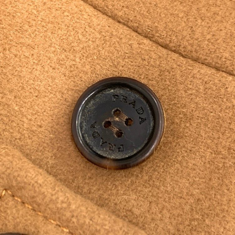 PRADA SPORT プラダ ダッフル ケープ ポンチョ コート ベージュ