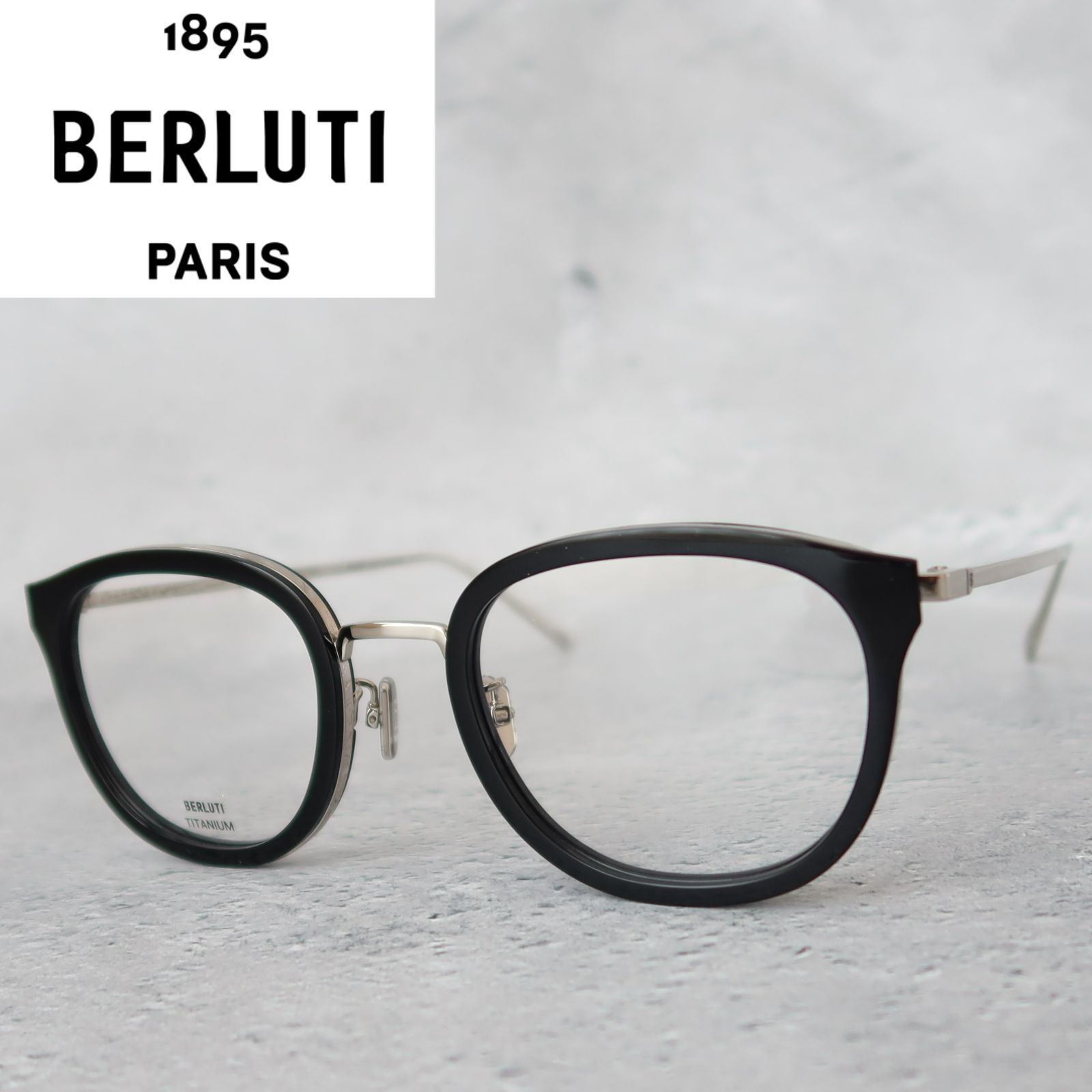 BERLUTI ブラック キャットアイ サングラス