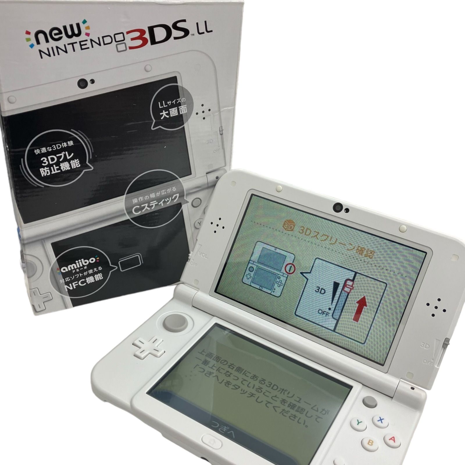 ☆美品 Newニンテンドー3DS LL パールホワイト☆ - メルカリ