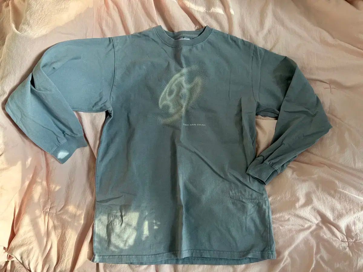 SAN SAN GEAR ロングスリーブ Tシャツ ブルーグレー - 22FW