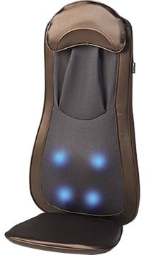 ドクターエア 3D マッサージシート MS-002 寝ながら 人気 マッサージ機 マッサージ器 首 肩 背中 腰 マッサージチェア たたき もみ 指圧 管理医療機器 椅子 車 プレゼント ギフト ブラウン 家庭用電気マッサージ器