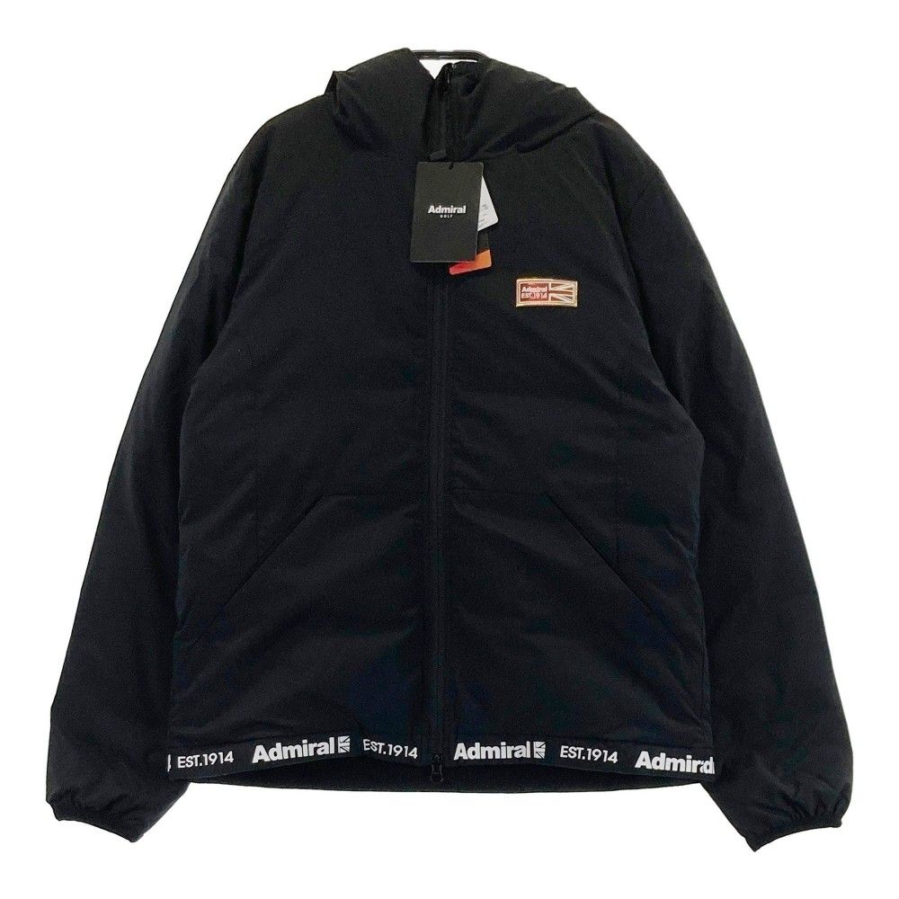 アドミラル］ジップアップブルゾン リバーシブル M 黒＆グレー 公式