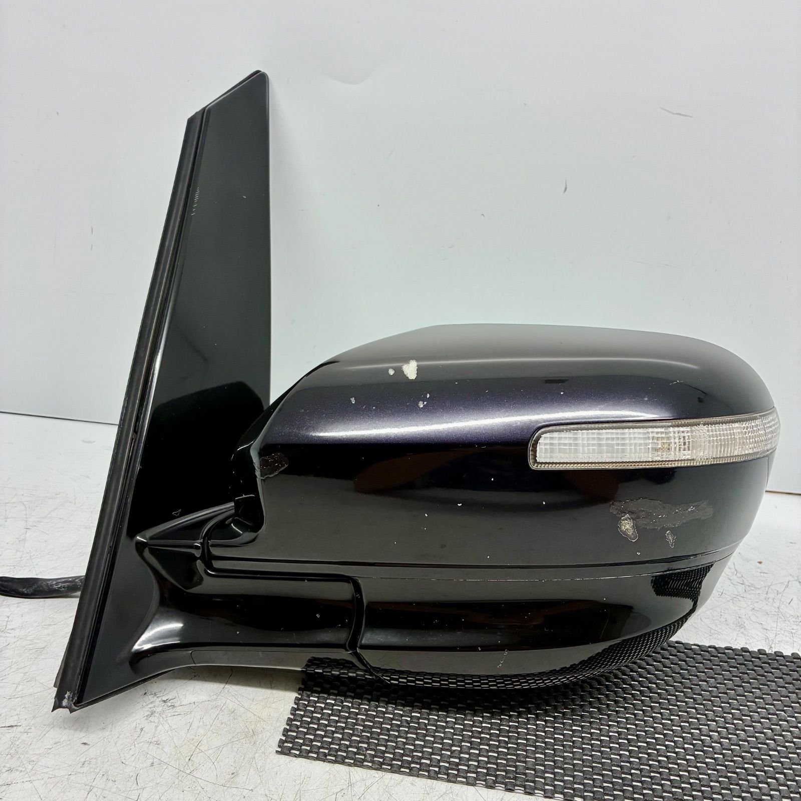 ホンダ RR1 RR2 RR3 RR4 RR5 RR6 エリシオン プレステージ ドアミラー サイドミラー 左側 助手席側 L 11ピン 11P ウィンカー付 ブルーミラーレンズ 紫 パープル PB81P P71439