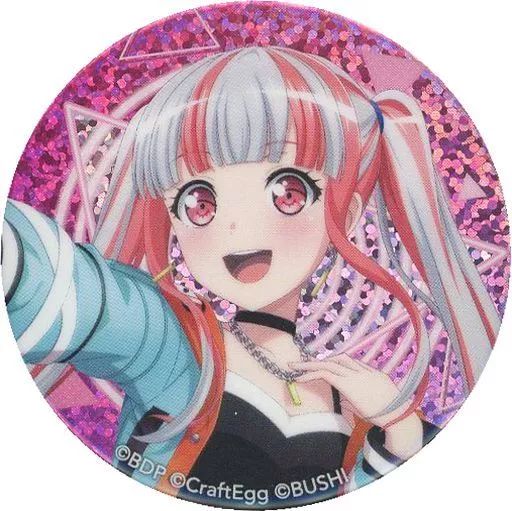 バンドリ 10th LIVE ホロver. 缶バッジ パレオ 6点 バンドリ 10th LIVE