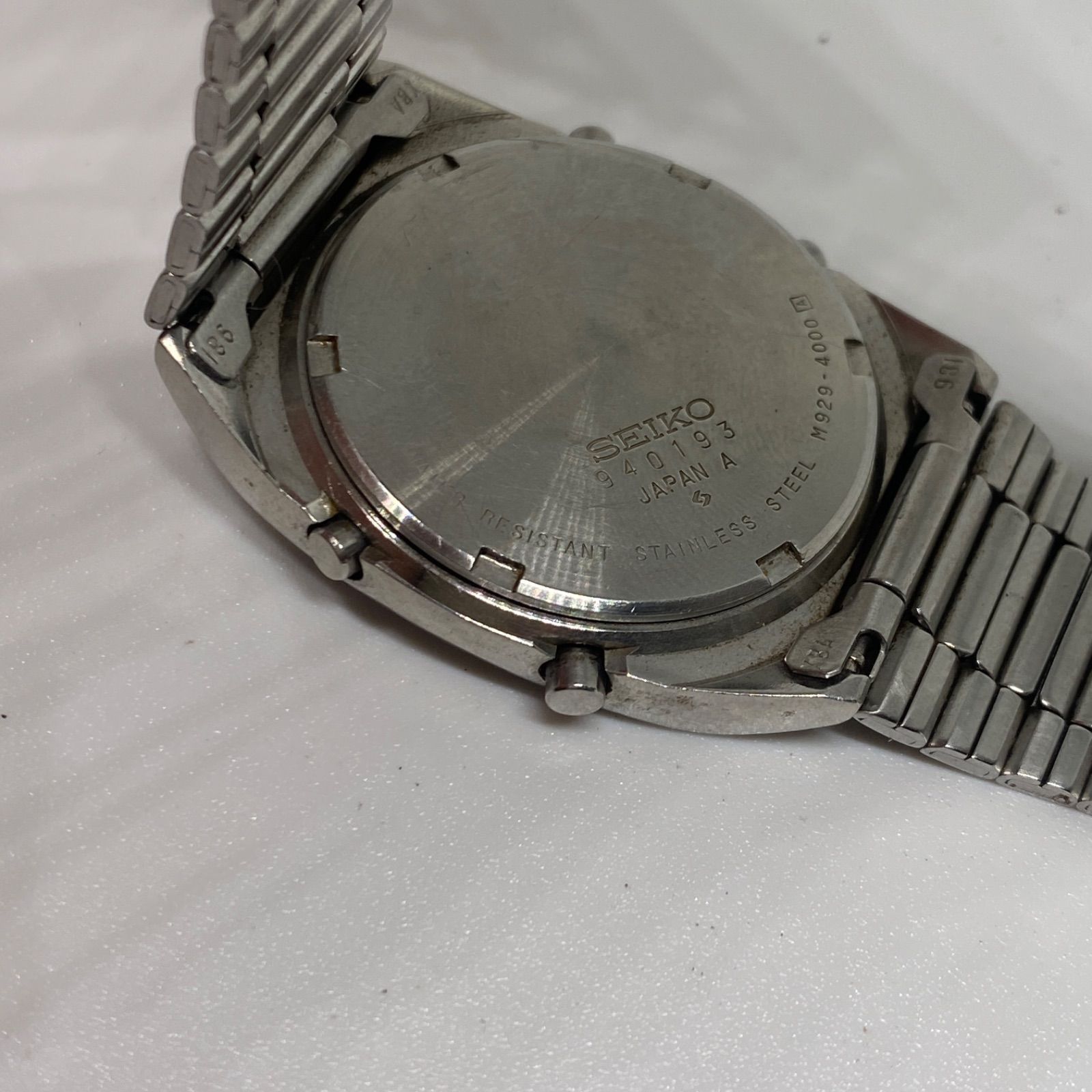 セイコー SEiKO M929-4000 セイコー 腕時計 メンズ シルバー クォーツ 