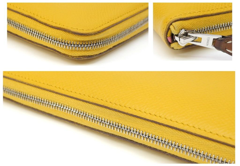 HERMES エルメス アザップ シルクイン ロング ゴールド×セサミ D刻印 エルメス アザップ シルクイン ロング ゴールド/カシス ヴォー