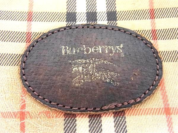 Burberrys バーバリーズ ノバチェック キャンバス×レザー