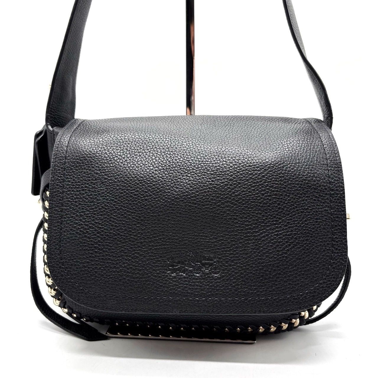 ＣＯＡＣＨ黒 レザー バッグ チェーンストラップ付き COACH｜【公式】チェーン タビー ショルダー バッグ・ラブド