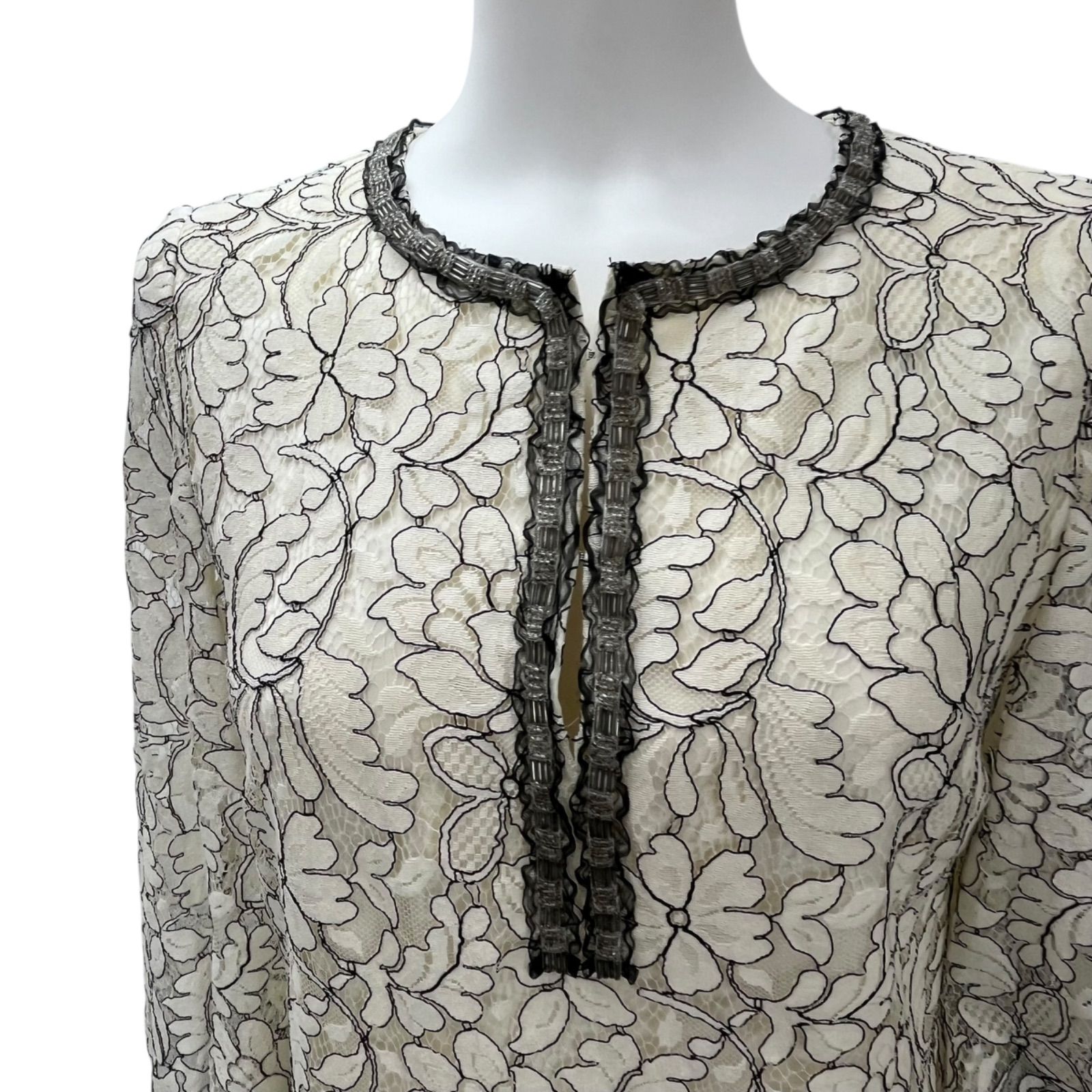 ADORE - アドーア　レース　38 ◇美品 アドーア ADORE 花柄レース ワンピース 38、M レディース