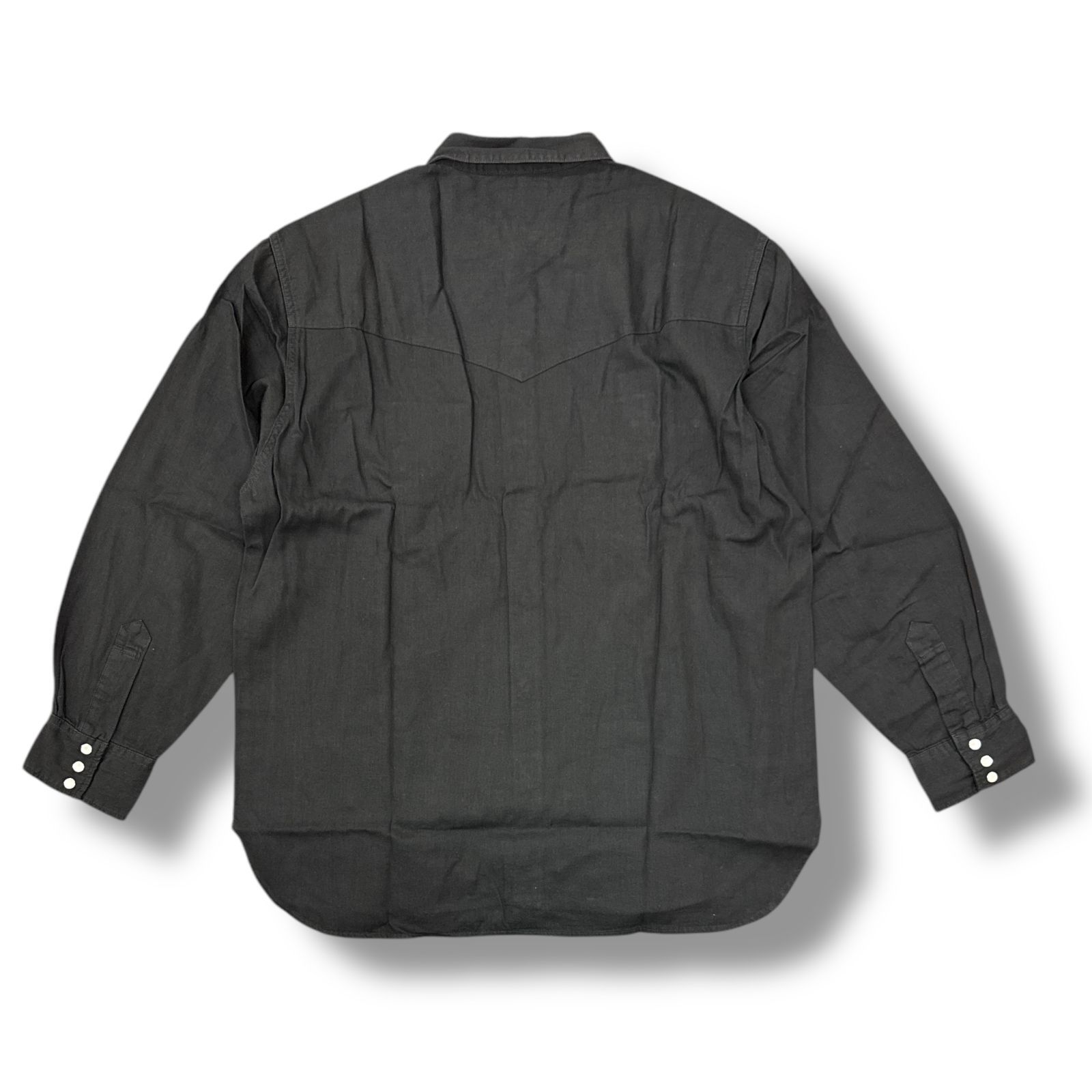 参考上代38500円 未使用品 WACKO MARIA 24SS ×LEE DENIM WESTERN SHIRT 