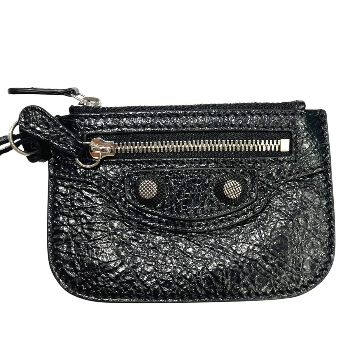 中古】 BALENCIAGA バレンシアガ Le Cagole コインパース ブラック SV  