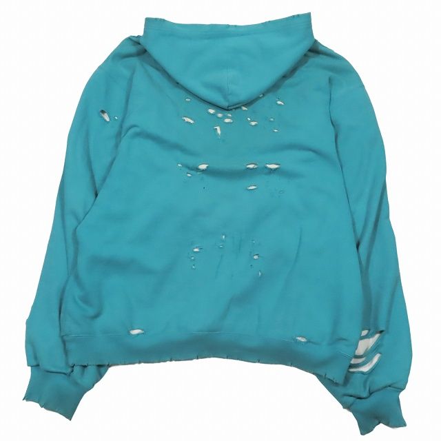 Balenciaga ターコイズ ダメージ加工 デストロイパーカー
