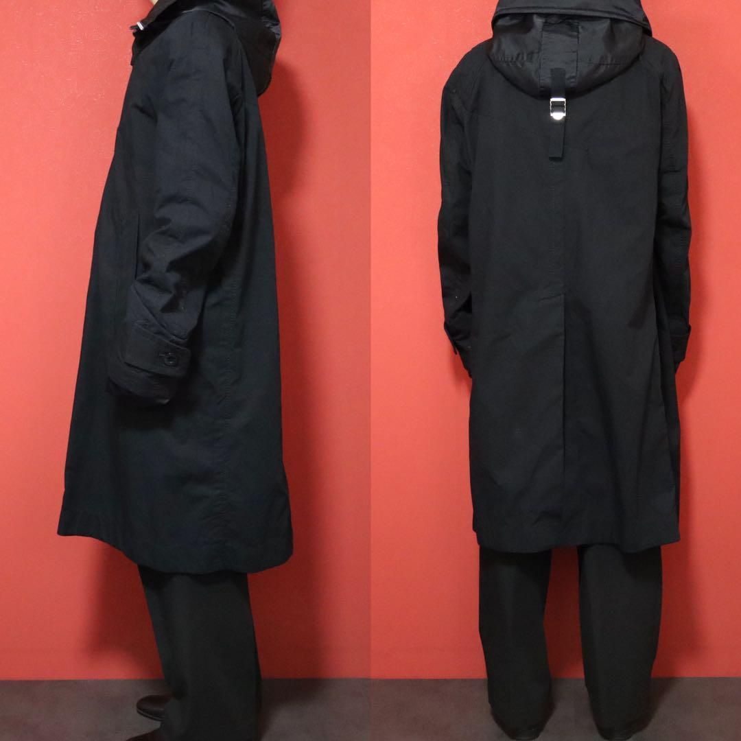 極美品】Sacai 21SS 異種ボタン 切替デザイン OXFORD COAT 極美品】Sacai 21SS 異種ボタン 切替デザイン OXFORD COAT