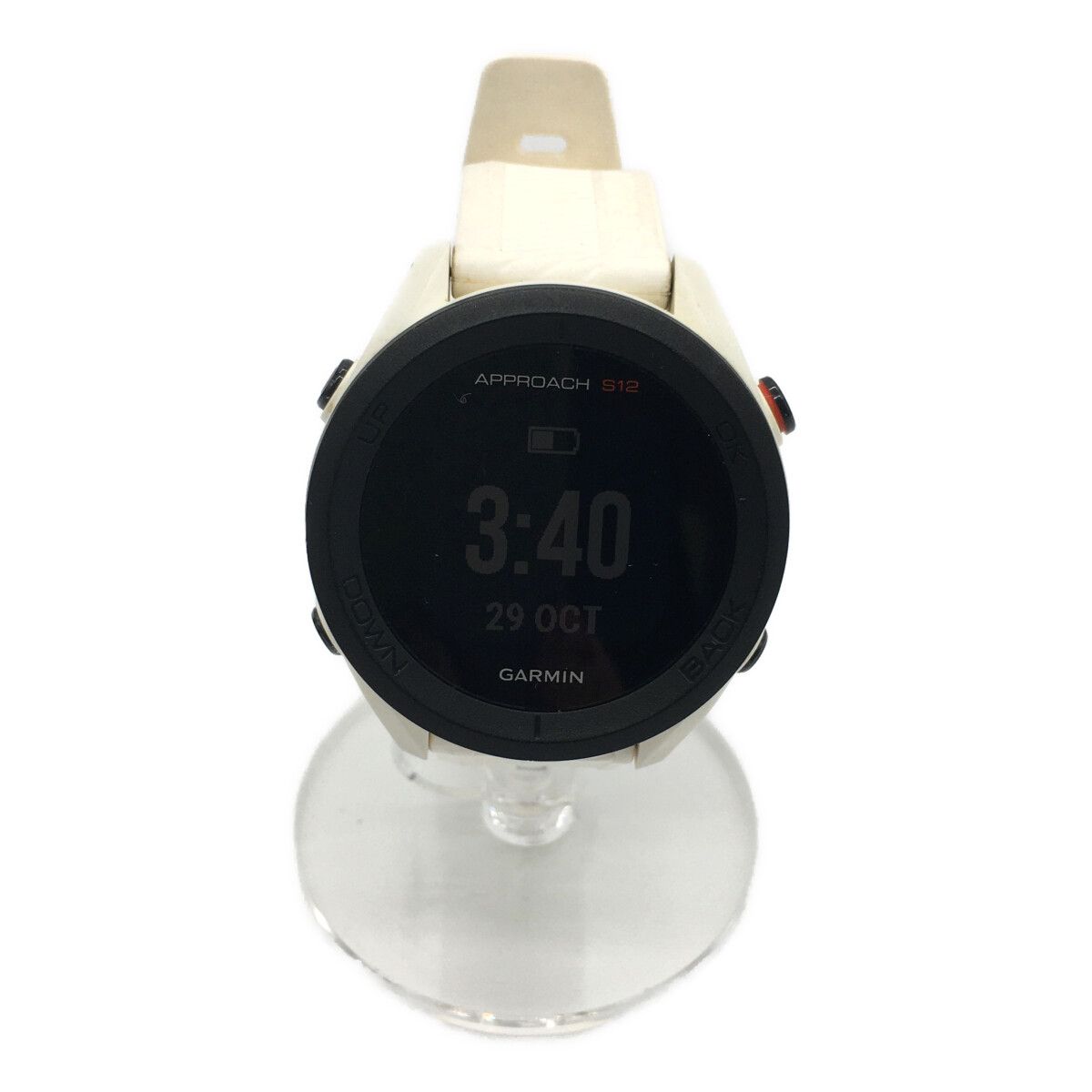 中古 ゴルフナビ ホワイト ガーミン GARMIN アプローチ S12 GPS 