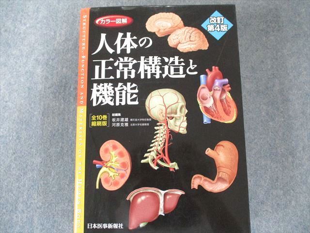 US82-078 日本医事新報社 カラー図解 人体の正常構造と機能 全10巻縮刷
