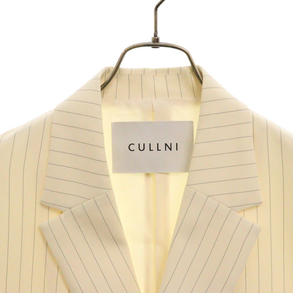 CULLNI (クルニ) 24SS Stripe Double Cloth Tailored Jacket 24-SS 