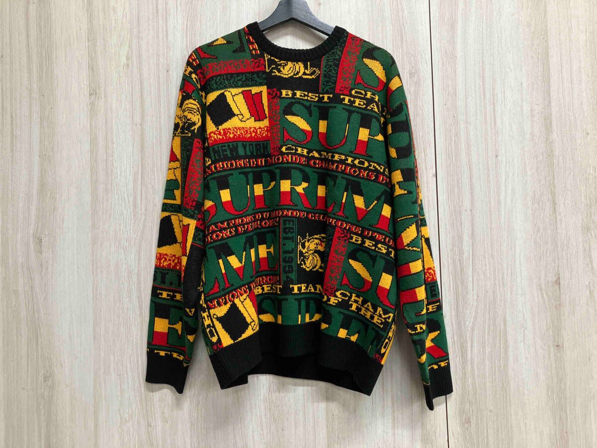 Supreme シュプリーム 23SS scarf sweater ニット セーター Lサイズ