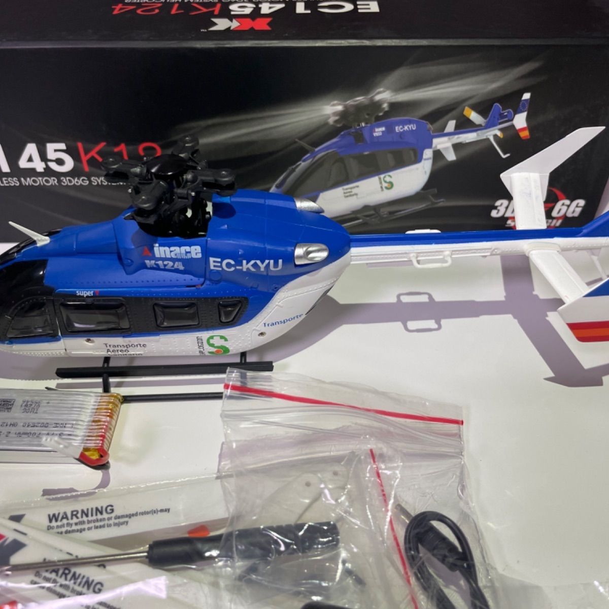 新品】XK K124 ラジコンヘリ 送信機レス - メルカリ