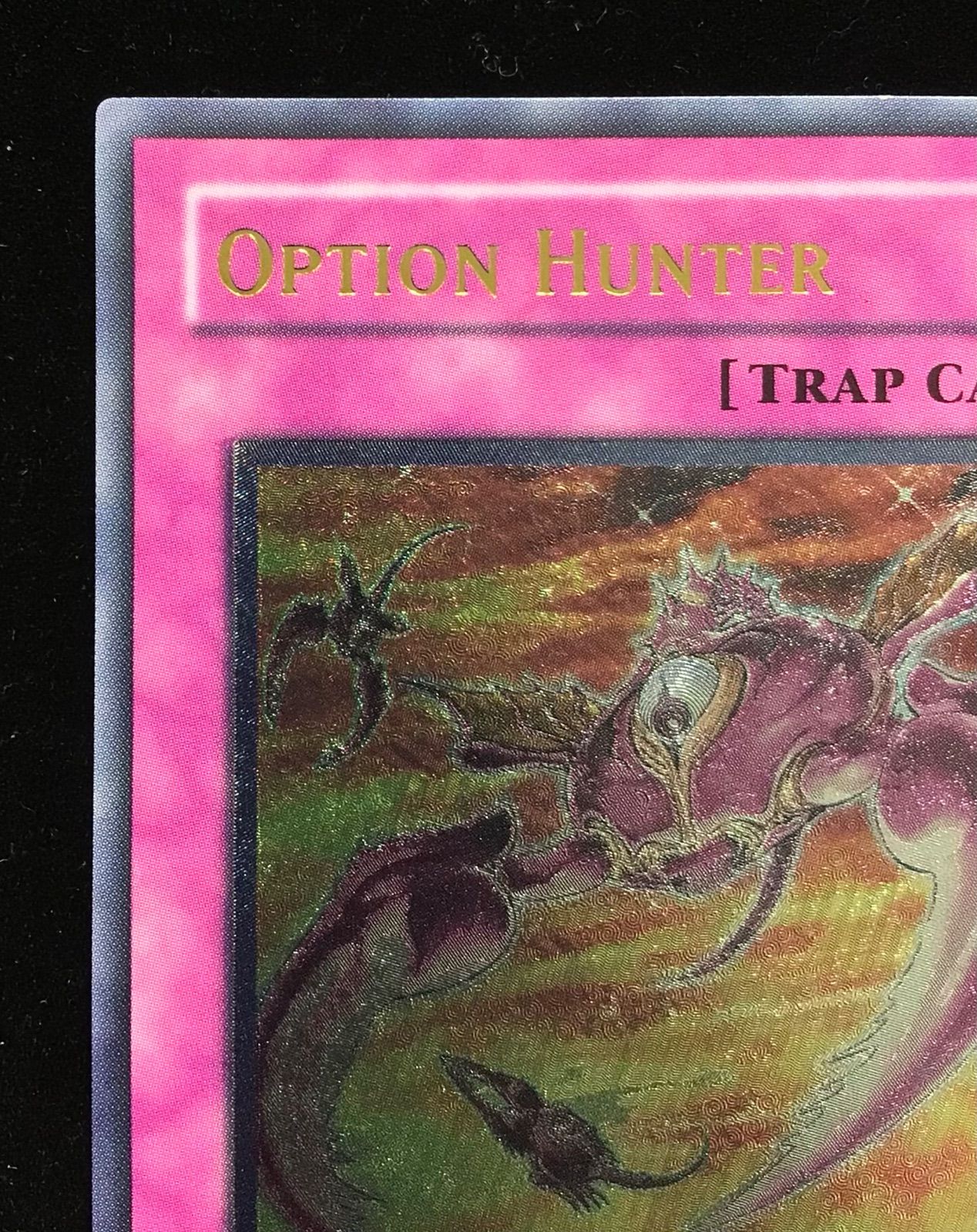 【遊戯王】オプションハンター【旧アジアレリーフ】 状態B〕☆旧アジア☆オプションハンター【レリーフ】{SOI-AE058