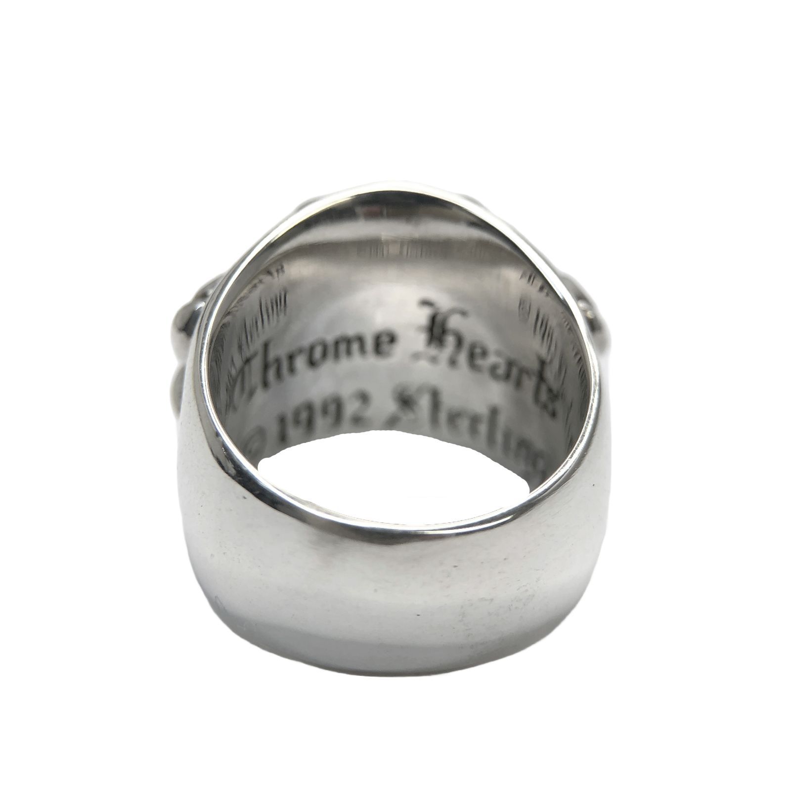 新品　約21.5号 リング（keeper）silver925 ChromeHearts クロムハーツ KEEPER RING キーパーリング 指輪 約