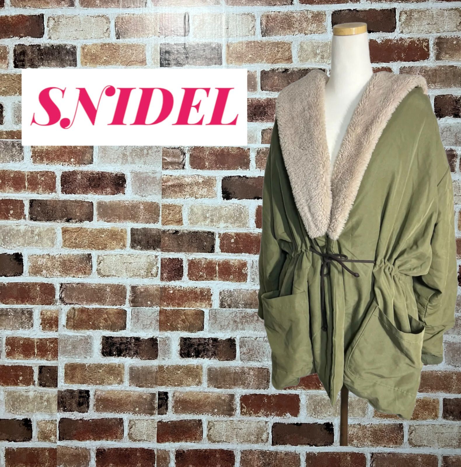 美品】SNIDEL スナイデル モッズコート フード コート カーキ - メルカリ