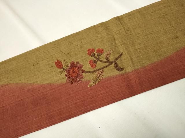 Y*.様 紬訪問着 三大刺繍、相良、スワトウ、蘇州 クリーニング済 美品 三大刺繍】の訪問着～相良・蘇州・スワトウ～ 式典・ご結婚式に