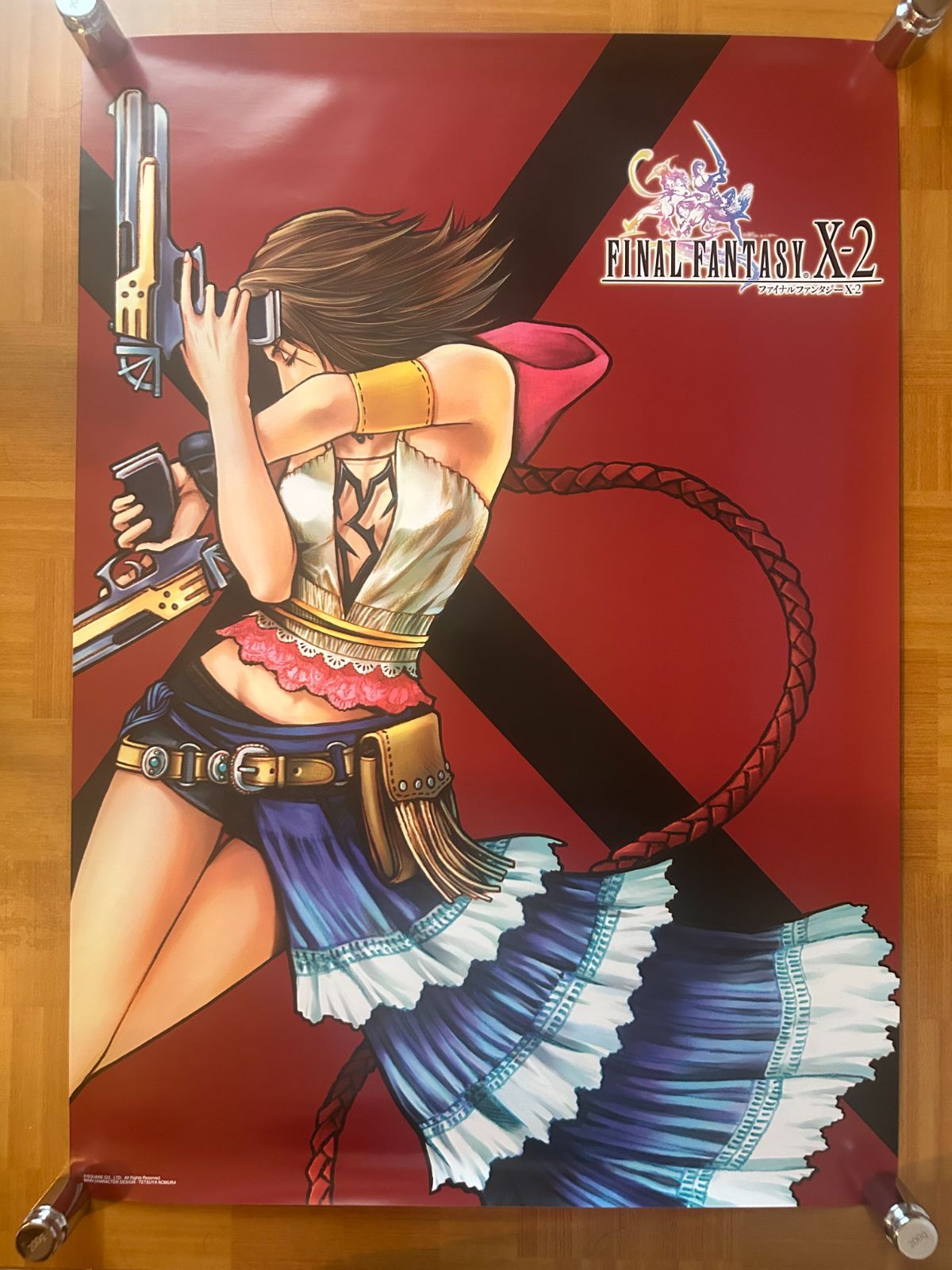 【貴重品】ファイナルファンタジー10-2　パイン　B2サイズポスター ファイナルファンタジー10-2ポスター！ リュック/パイン - メルカリ