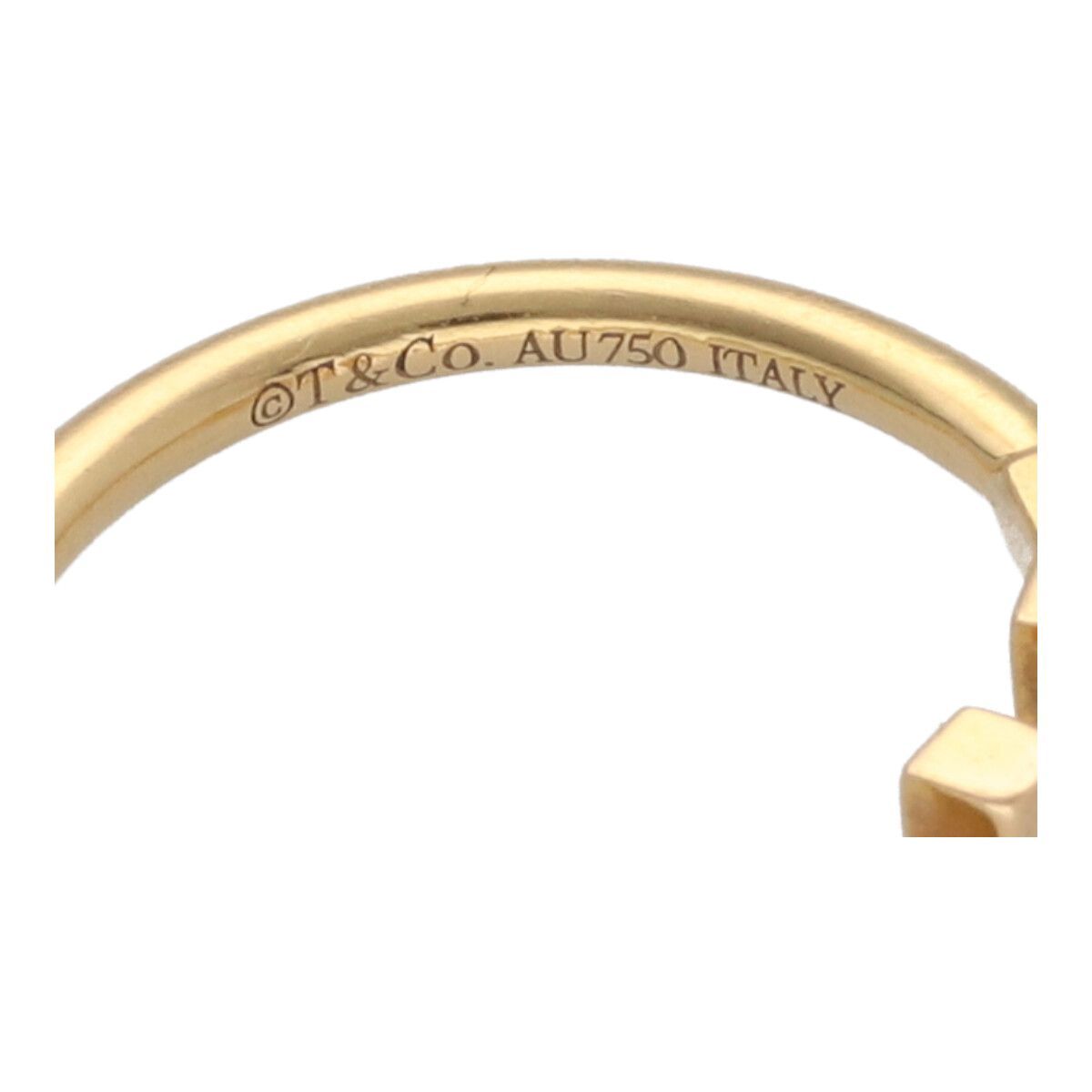 中古】 Tiffany ＆ Co. ティファニー Tワイヤー リング YG 60147352 13 