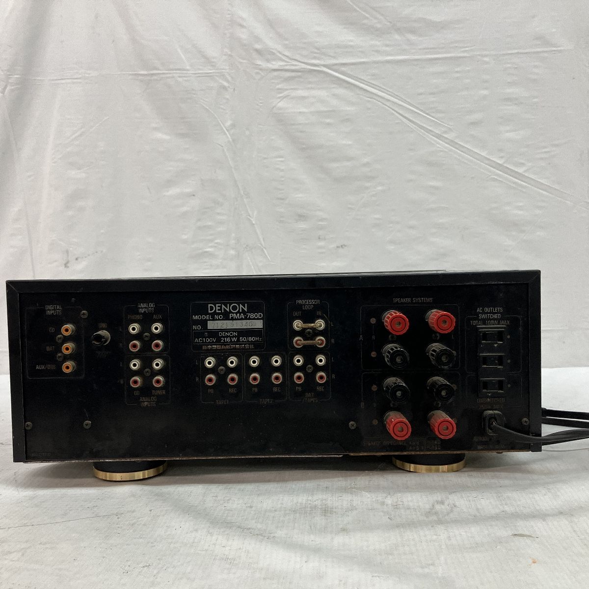 DENON PMA-780D プリメインアンプ ジャンク品 - メルカリ