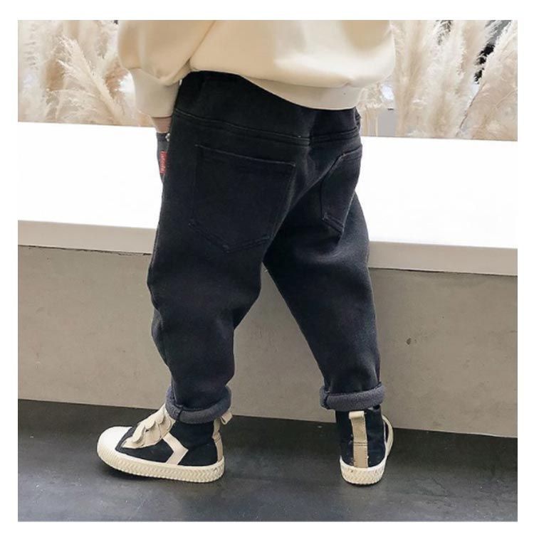 お子さま専用 裏フリース キッズ 80cm 110cm 男の子 子ども 裏起毛 デニム
