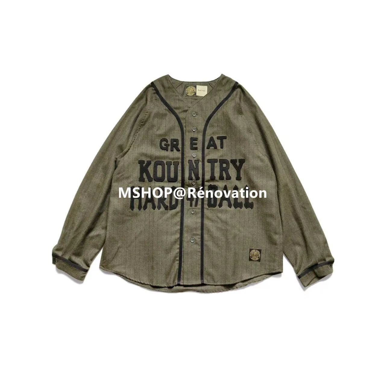 Kapital キャピタル GREAT WOMEN ベースボールシャツ GREAT KOUNTRY 長シャツ