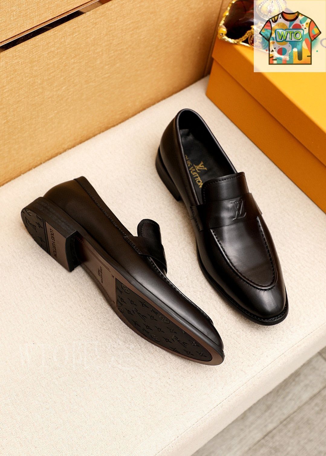 LOUIS VUITTON ルイ・ヴィトン カジュアルレザーシューズ19-1