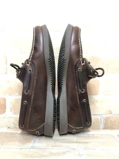 【中古】 箱付 Paraboot パラブーツ デッキシューズ BARTH バース 780001 ブラウン UK6.5 111401080