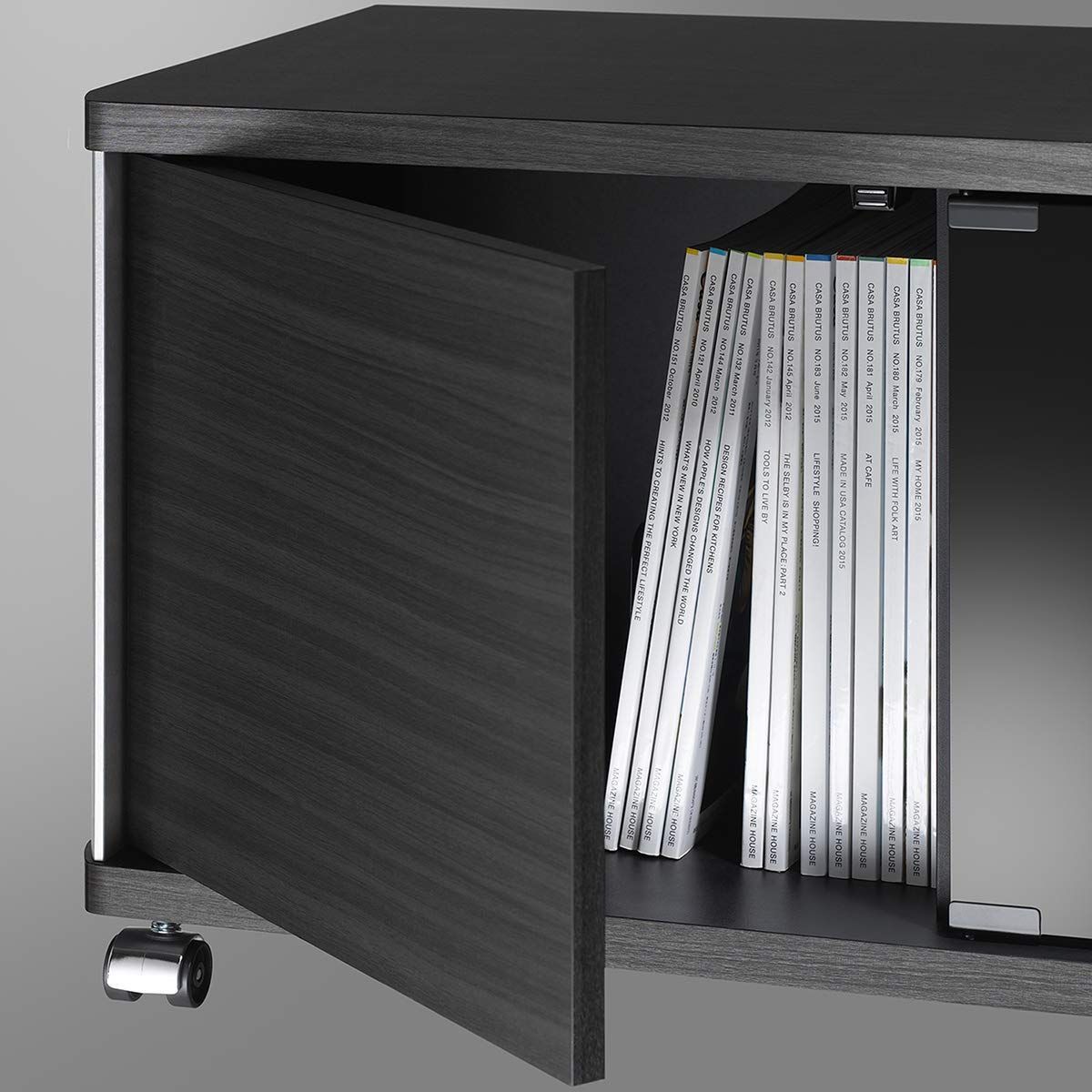 朝日木材加工 テレビ台 GD style 52型 幅120㎝ アッシュグレー 収納付き キャスター付き AS-GD1200H WWW_SMP1DAWEKUDUS_SCH_ID