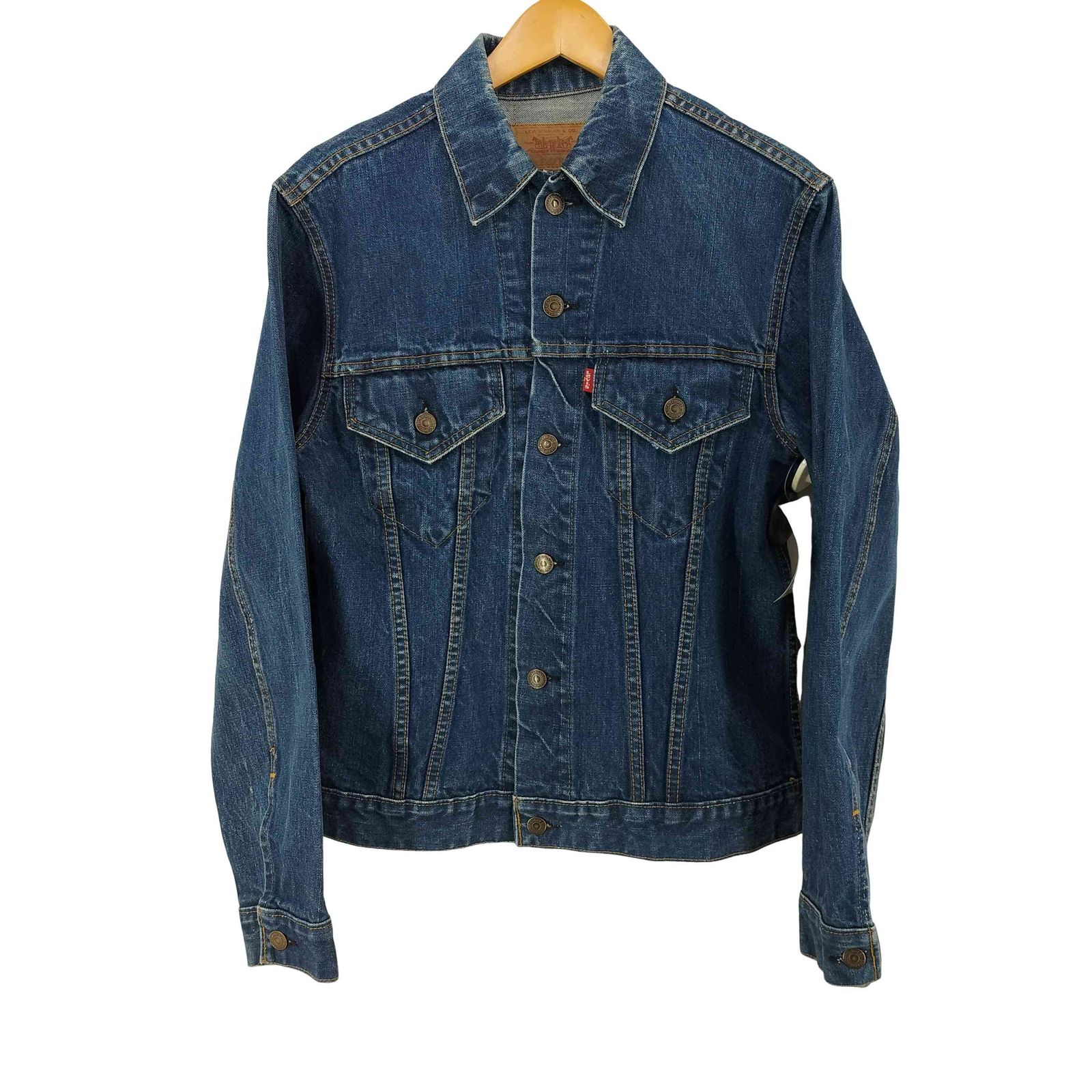 リーバイス Levis USA製 ボタン裏52刻印 70505-0217 デニムトラッカージャケット メンズ US：38 