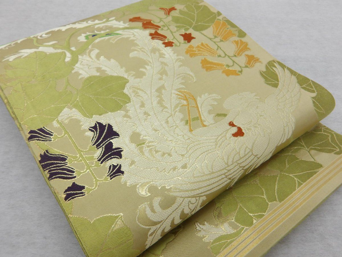 P40400 川島織物 製 丸帯 大正ロマン bc