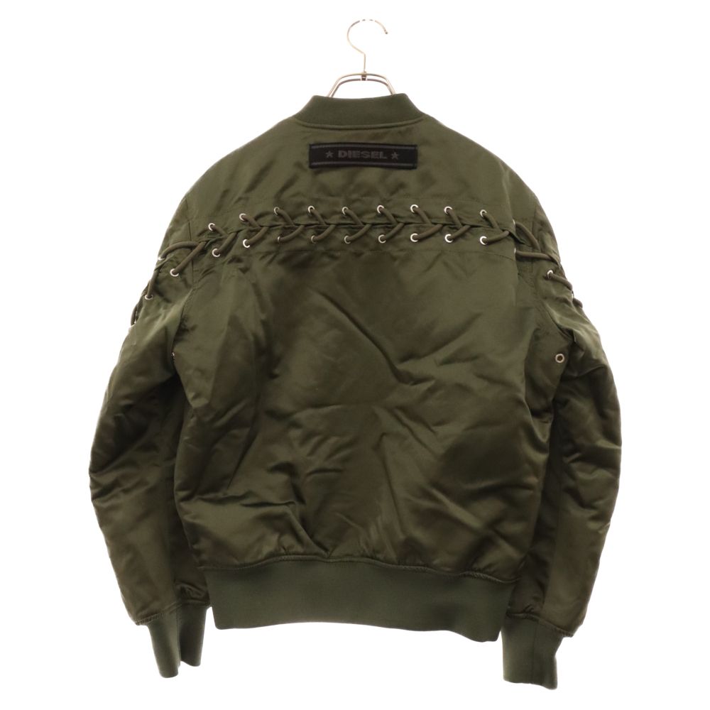 DIESEL (ディーゼル) レースアップデザイン ナイロンブルゾン 