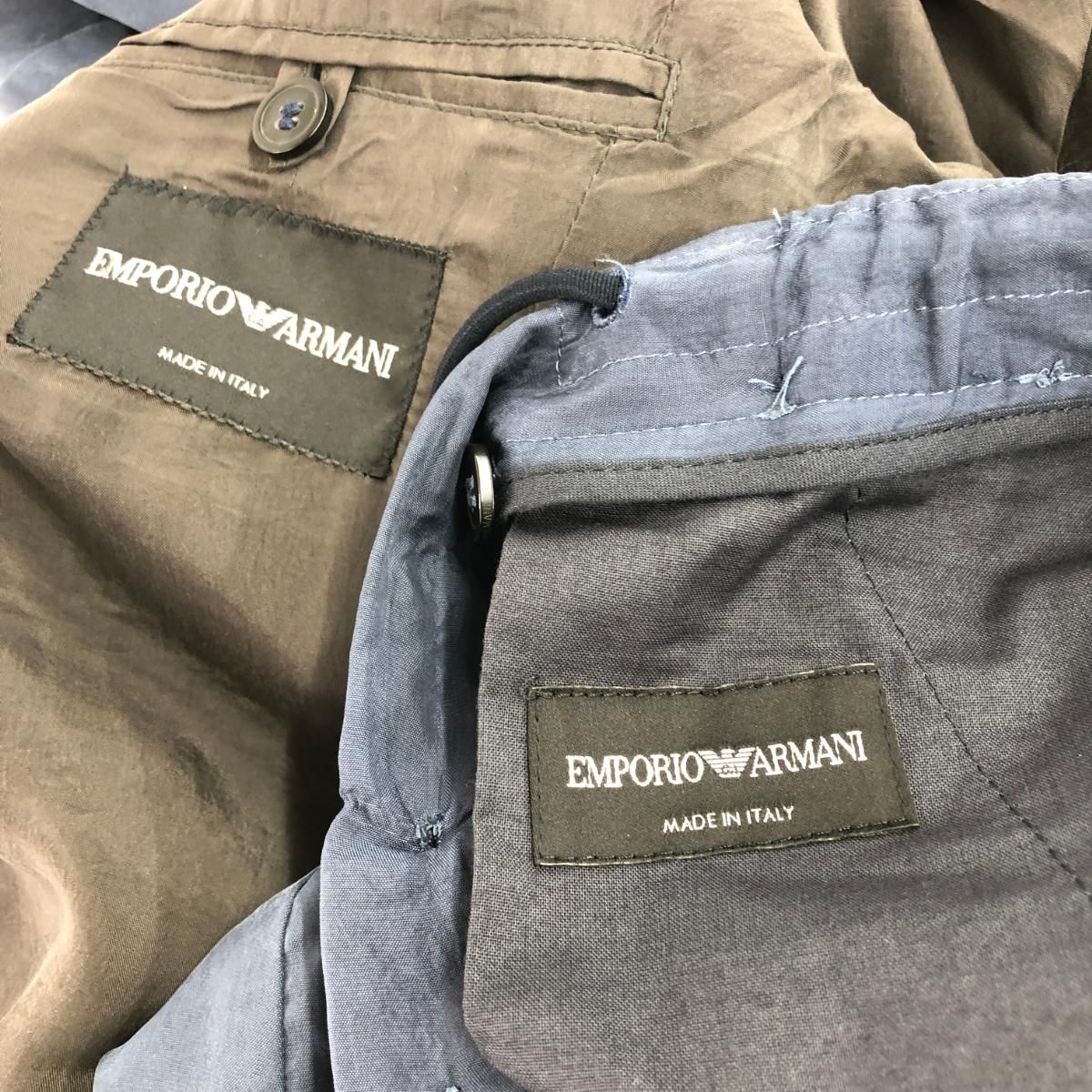 とと様専売 良好 ESTNATION エストネーション SUPER100'S チェック 段返り3B