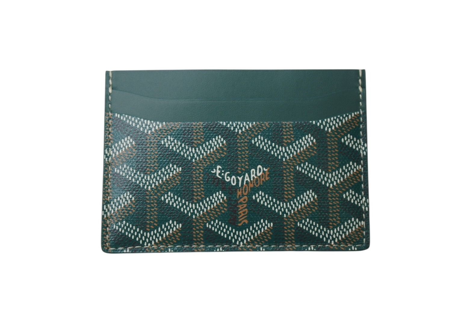 GOYARD ゴヤール サンシュルピス カードケース グリーン 