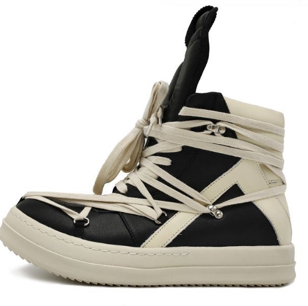 Rick Owens ジオバス ハイカット スニーカー メガシューレース 